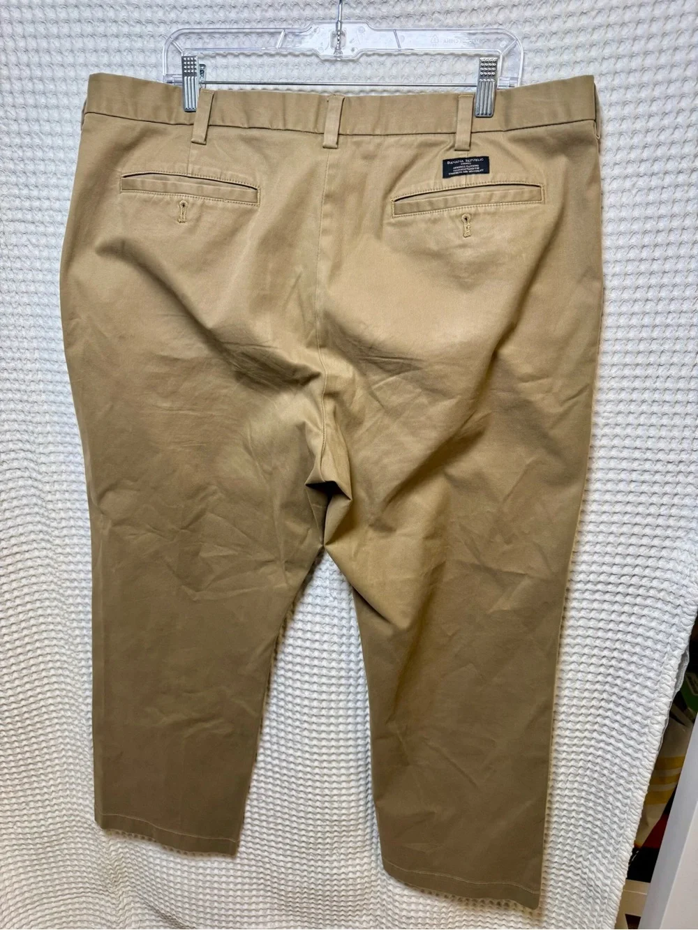 Banana Republic Tan Cotton Chinos - Straight Fit